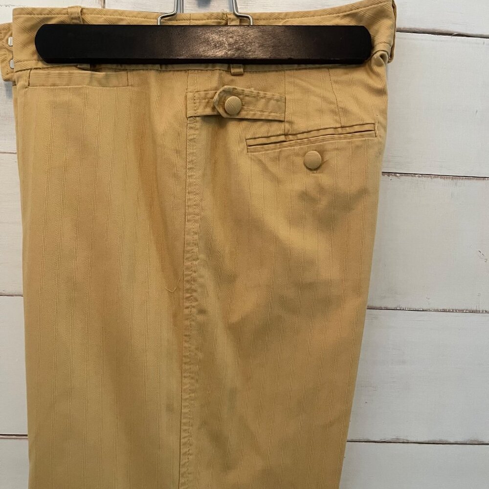 Size 6 JW Junction West Vintage Suit Mustard Gold Lined Western Jacket Pants - Picture 12 of 12